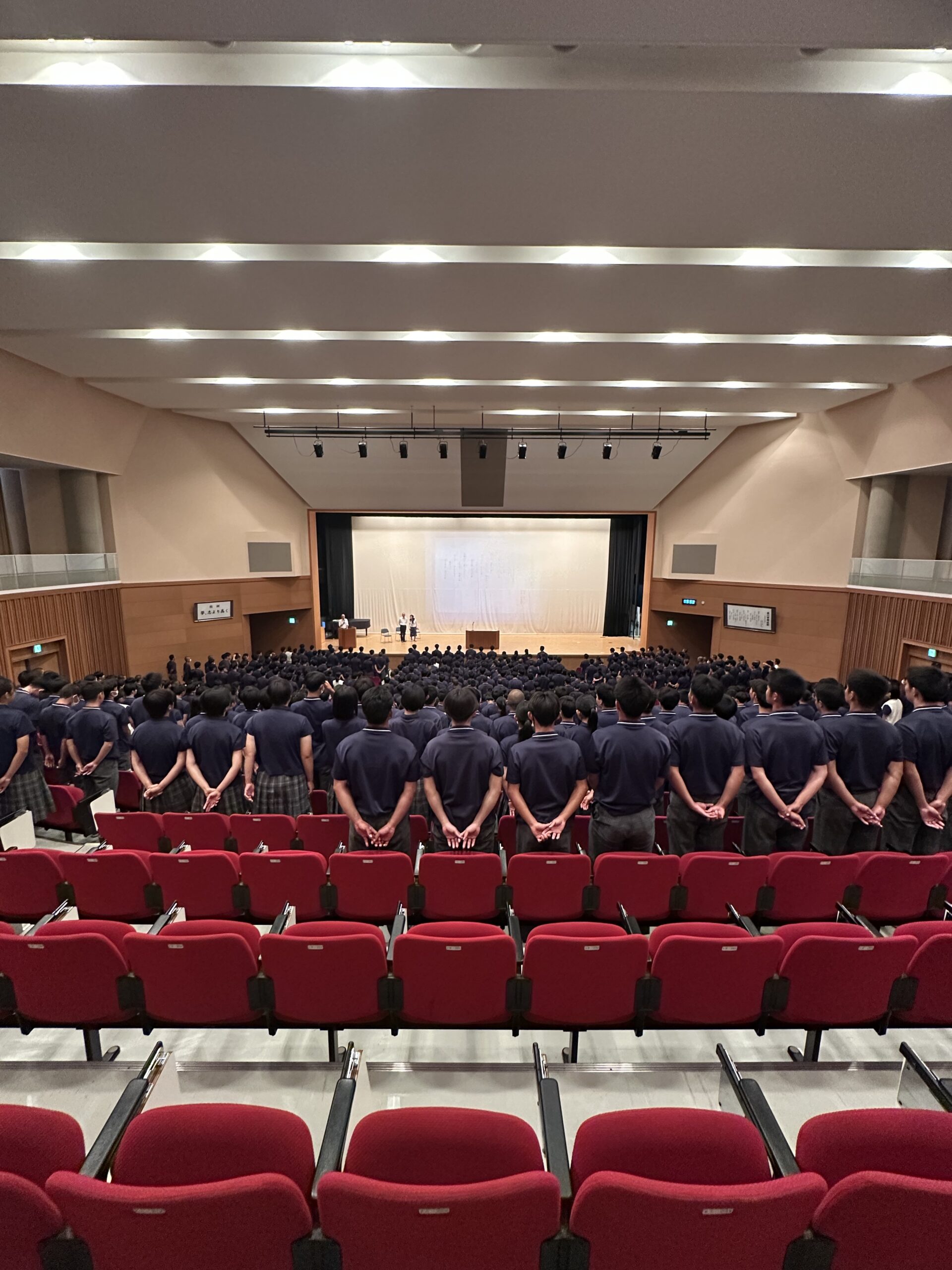 全校集会（高校） | 高川学園